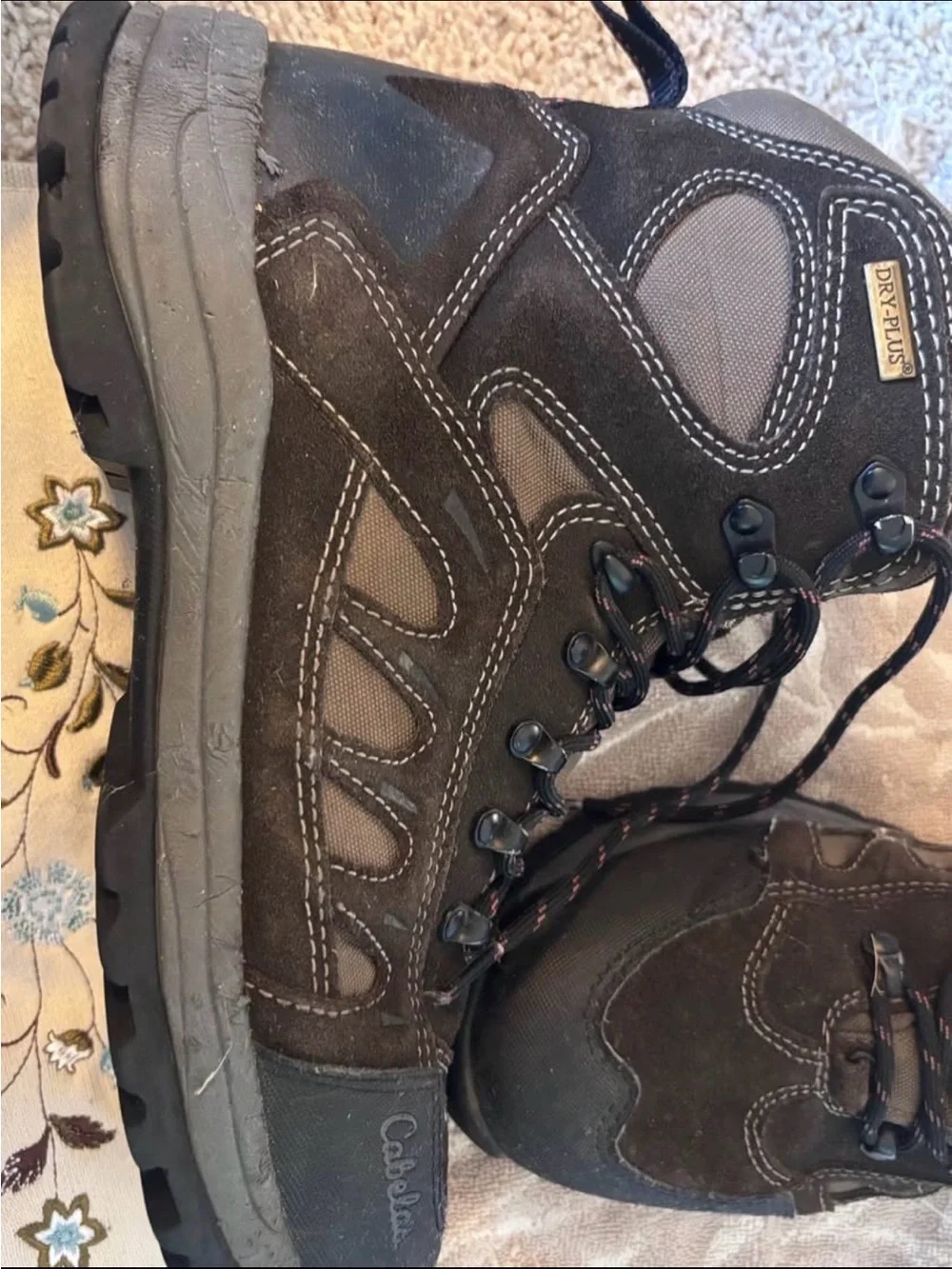 Cabela's Men's Dark Brown & Black Outdoor Hiking Boots. Sz. 11